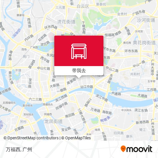 万福西地图