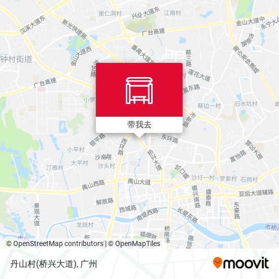 丹山村(桥兴大道)地图