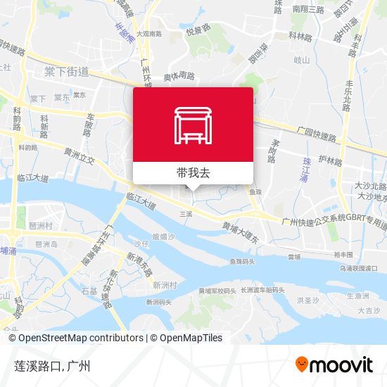 莲溪路口地图