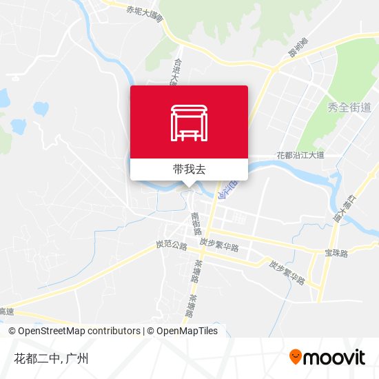 花都二中地图