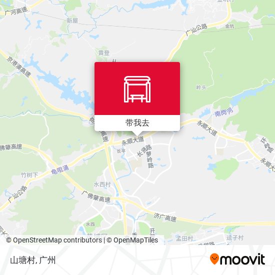 山塘村地图