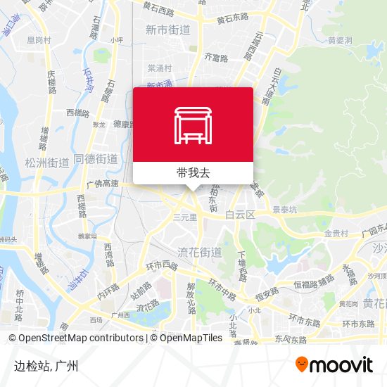 边检站地图