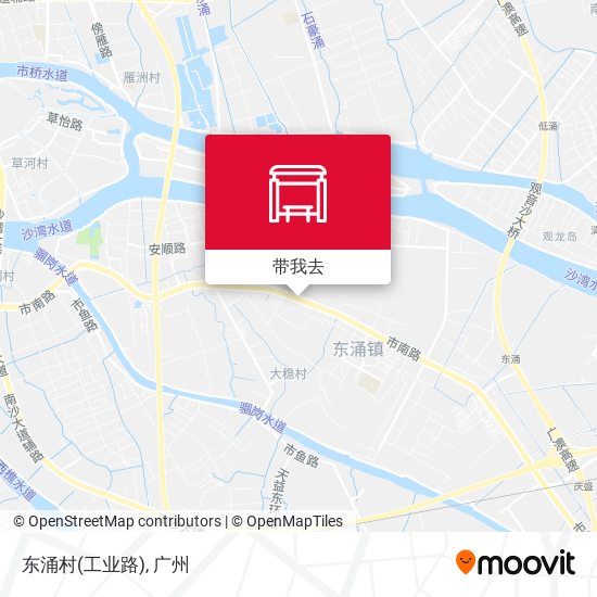 东涌村(工业路)地图