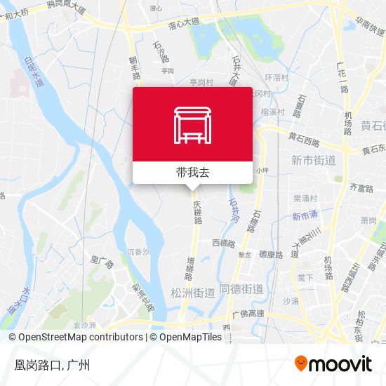 凰岗路口地图