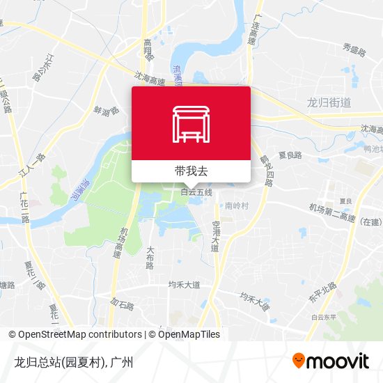 龙归总站(园夏村)地图