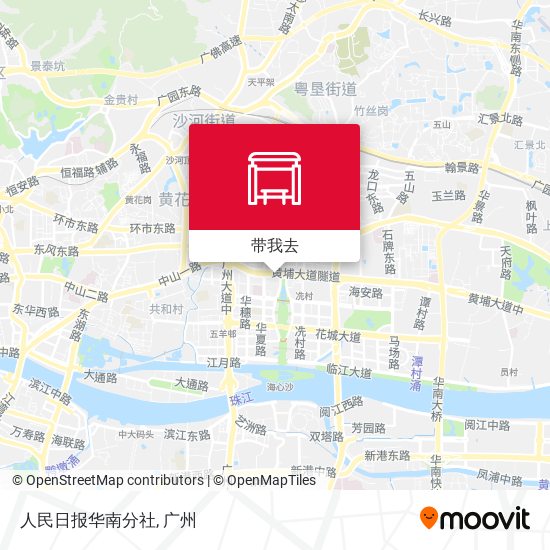 人民日报华南分社地图