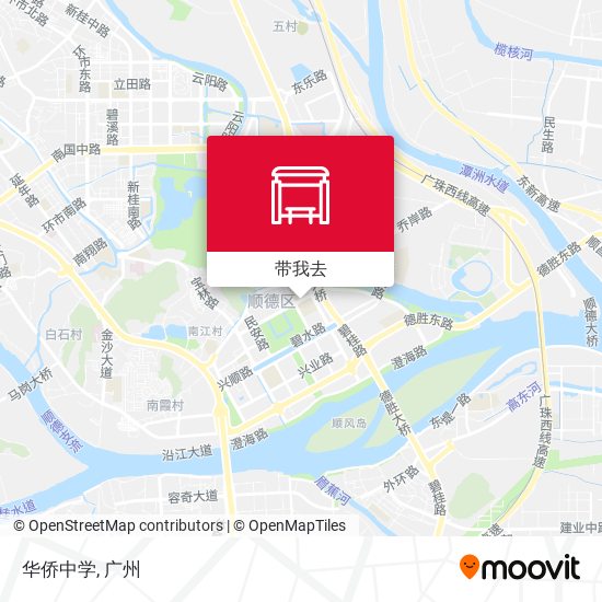 华侨中学地图