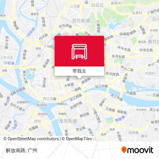 解放南路地图