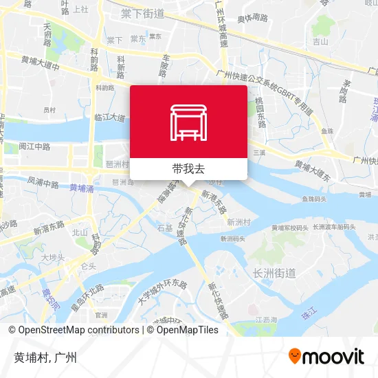 黄埔村地图