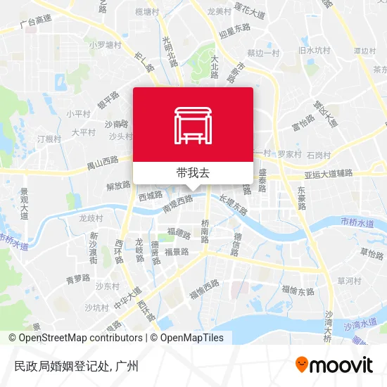 民政局婚姻登记处地图