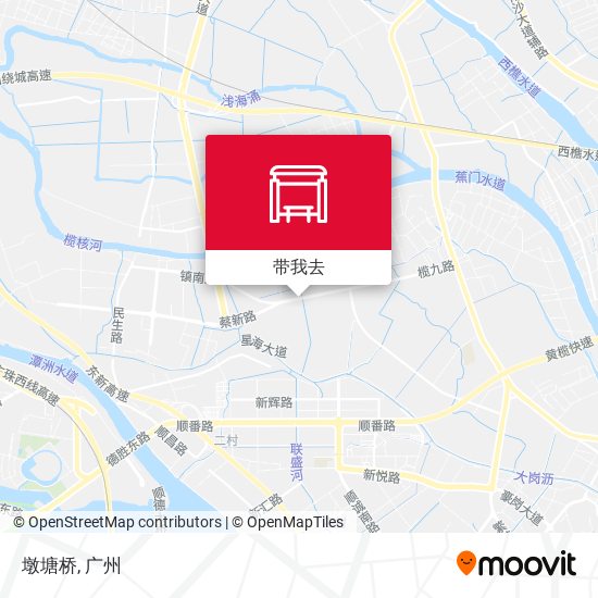 墩塘桥地图