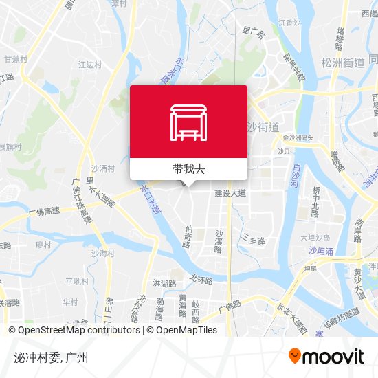 泌冲村委地图