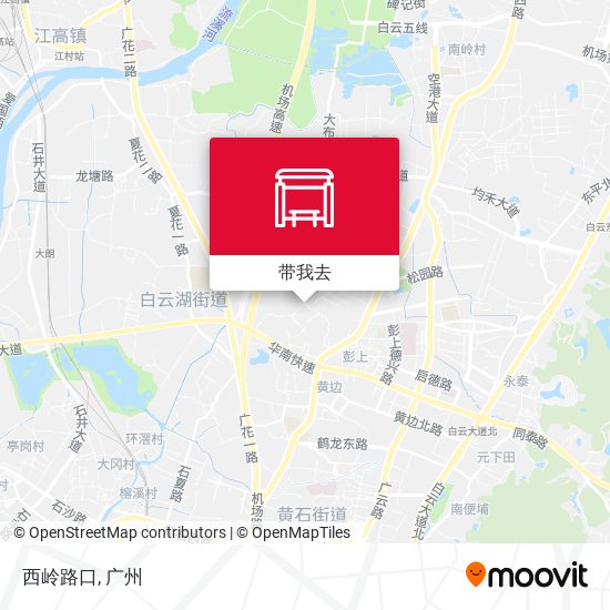 西岭路口地图