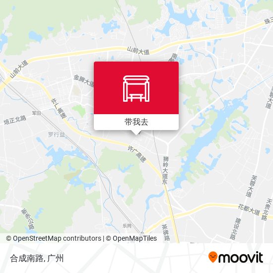 合成南路地图