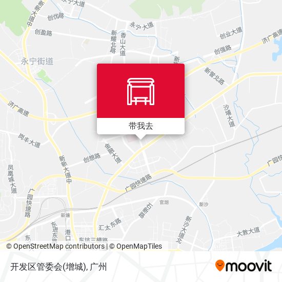 开发区管委会(增城)地图