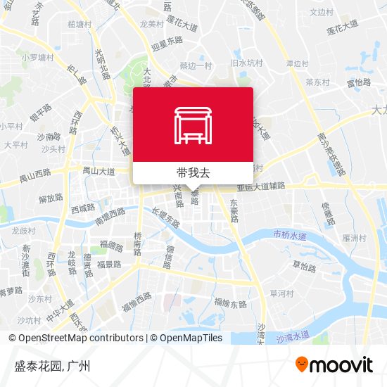 盛泰花园地图