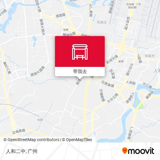 人和二中地图