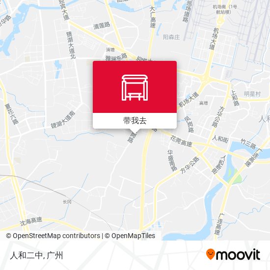 人和二中地图