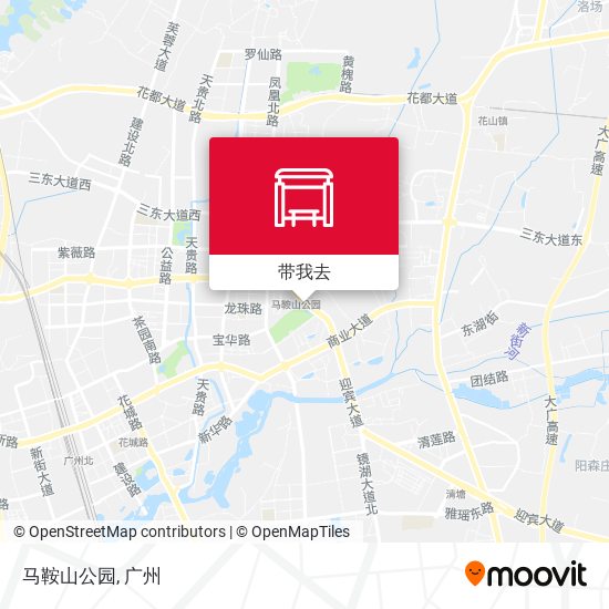 马鞍山公园地图
