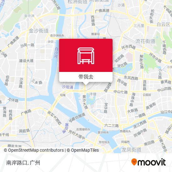 南岸路口地图