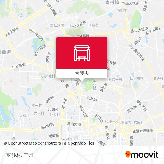 东沙村地图