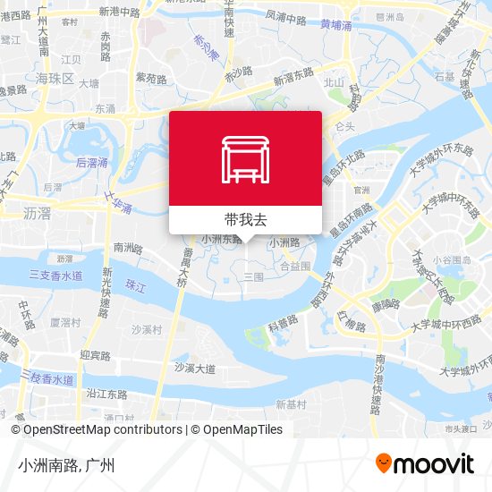 小洲南路地图