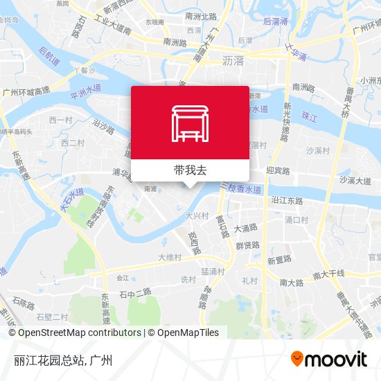 丽江花园总站地图