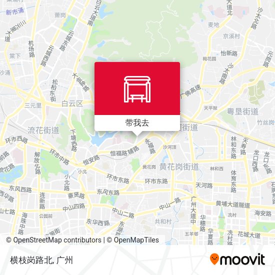 横枝岗路北地图