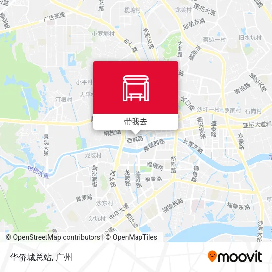 华侨城总站地图