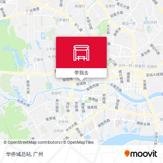 华侨城总站地图