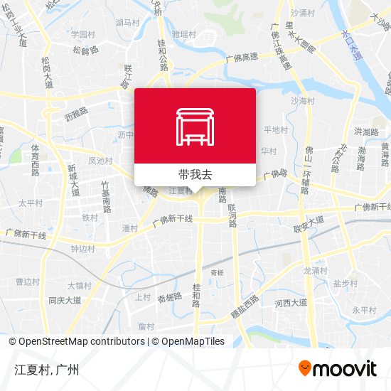 江夏村地图