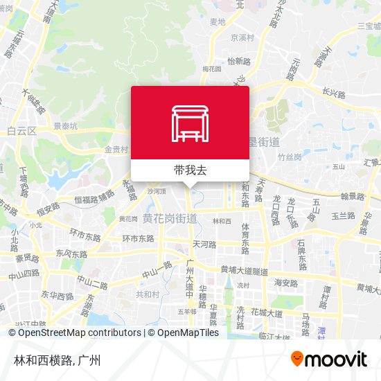 林和西横路地图