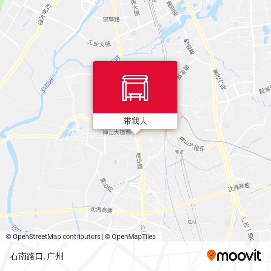 石南路口地图
