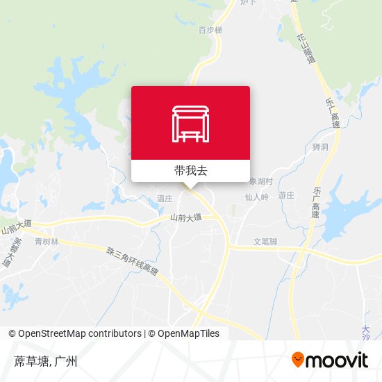 蓆草塘地图