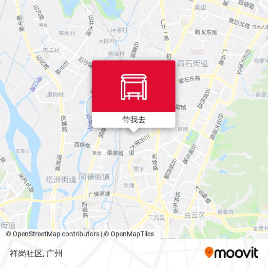 祥岗社区地图