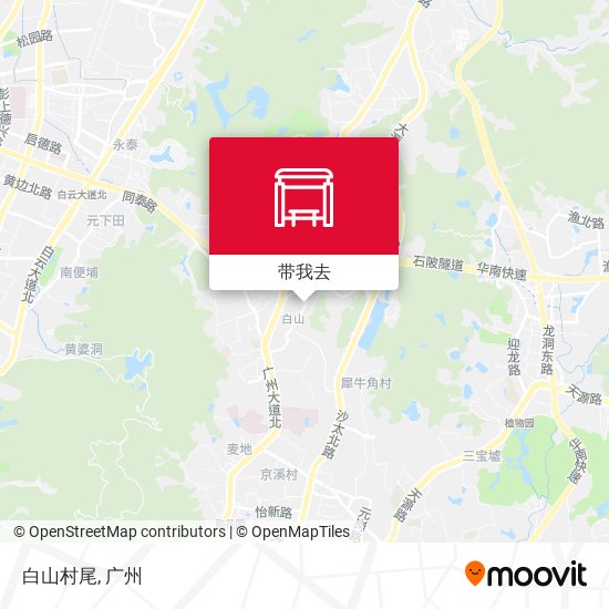 白山村尾地图