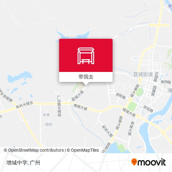 增城中学地图