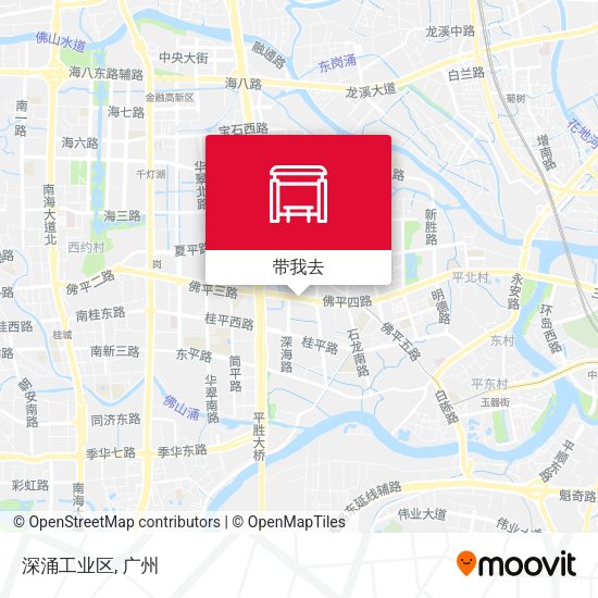 深涌工业区地图