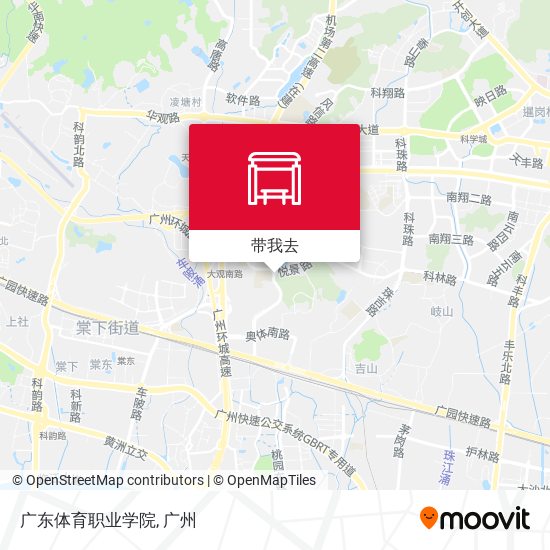 广东体育职业学院地图