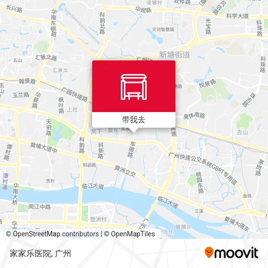 家家乐医院地图
