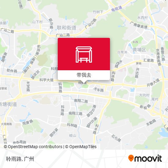 聆雨路地图