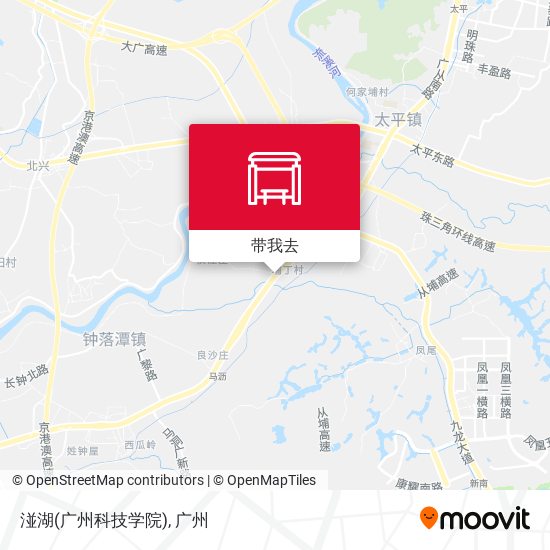 湴湖(广州科技学院)地图