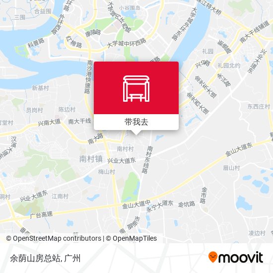 余荫山房总站地图