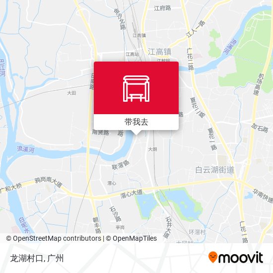 龙湖村口地图