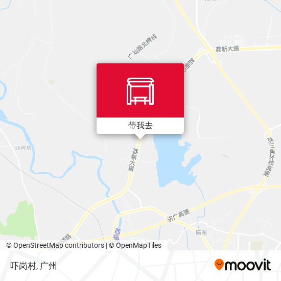 吓岗村地图