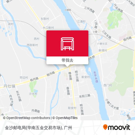 金沙邮电局(华南五金交易市场)地图