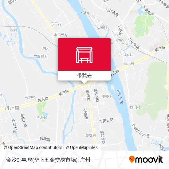 金沙邮电局(华南五金交易市场)地图