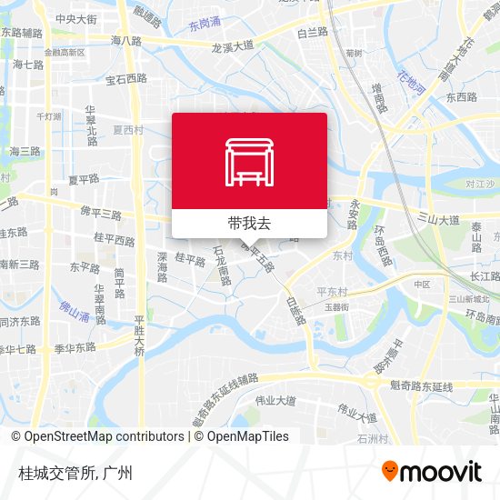 桂城交管所地图