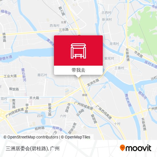 三洲居委会(碧桂路)地图