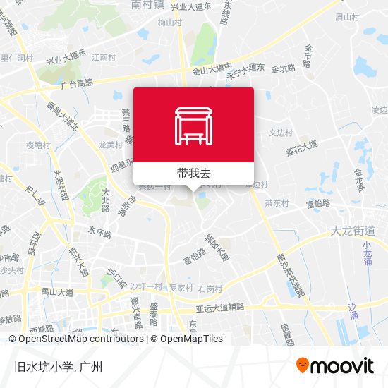 旧水坑小学地图